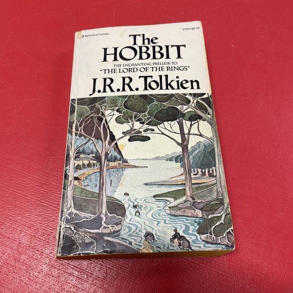 The Hobbit by J.R.R. Tolkien (Vintage - 1977) 63rd Printing Ballantine Fantasy - Picture 1 of 6